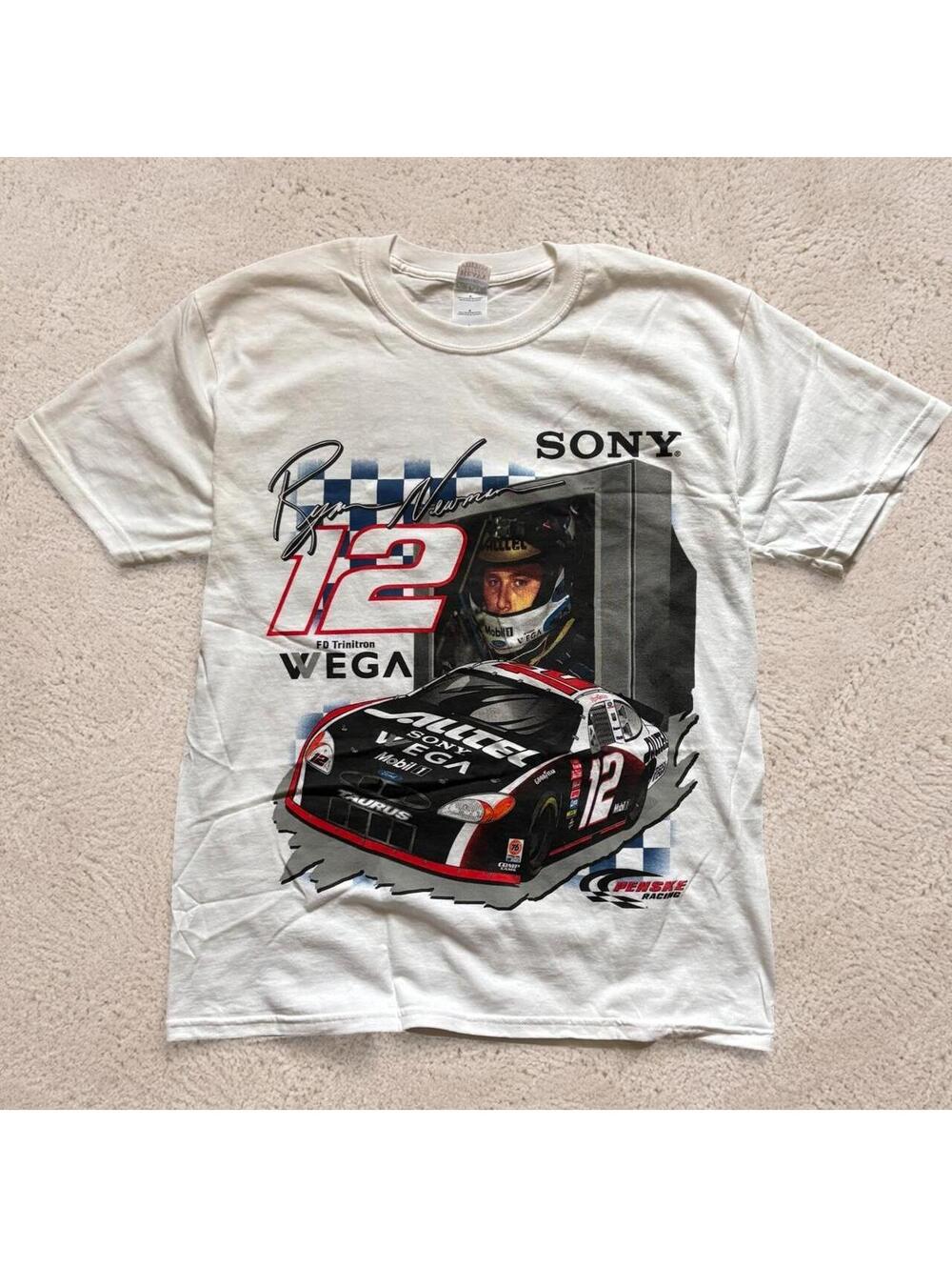 Insane vintage AOP Nascar tee